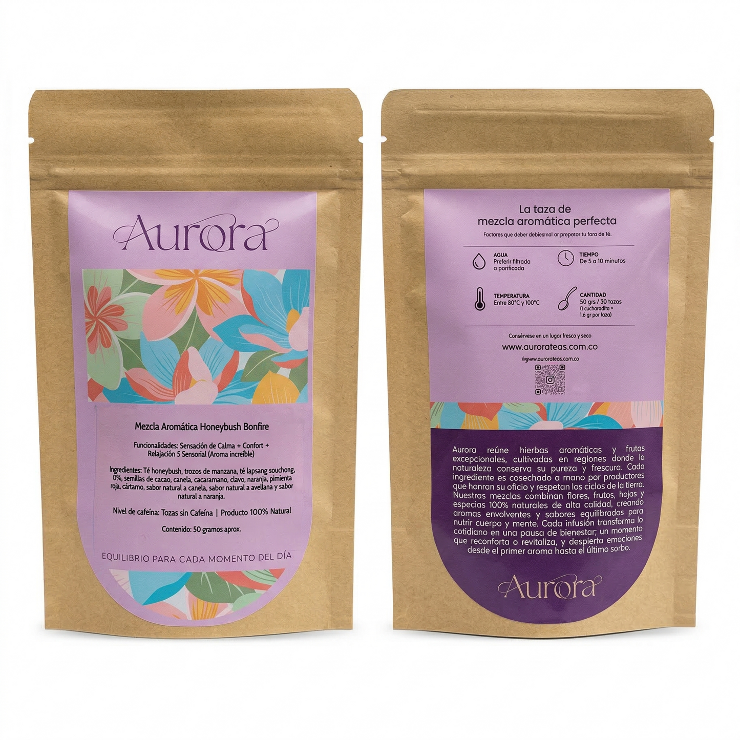 Mezcla Aromática Honeybush Bonfire | Reduce el Estrés & Bienestar Total