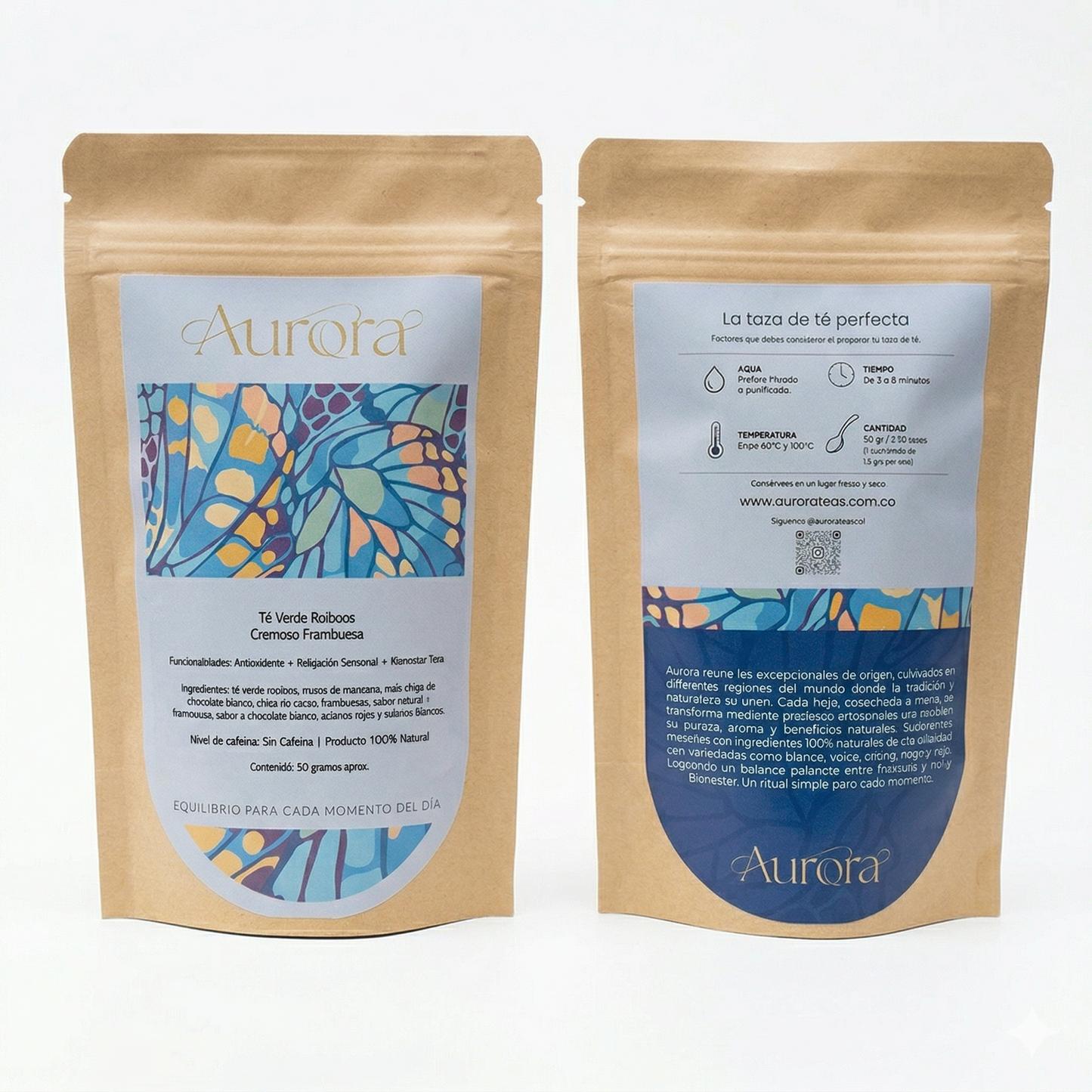 Té Verde y Rooibos con Frambuesa Cremoso | Antioxidante y Activación Sensorial