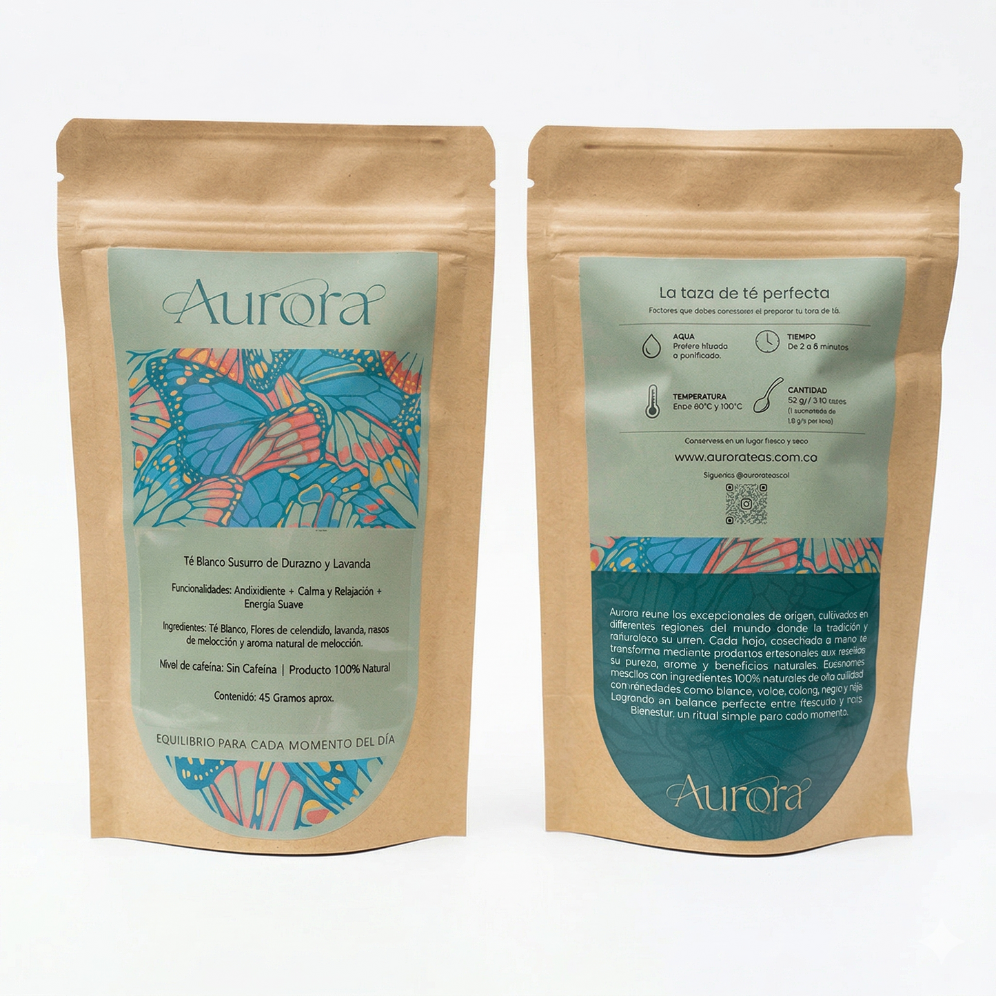 Té Blanco con Durazno & Lavanda | Bienestar y Relajación