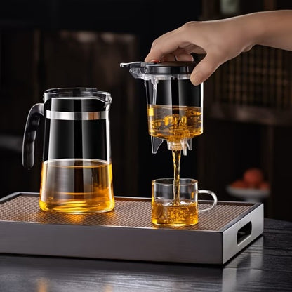 Tetera de Vidrio con Infusor 500 ml (Té en hoja suelta o  Mezclas Aromáticas)