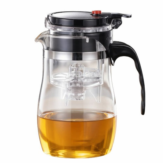 Tetera de Vidrio con Infusor 500 ml (Té en hoja suelta o  Mezclas Aromáticas)