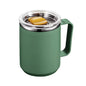 Taza Térmica con Tapa Seguridad Color Verde
