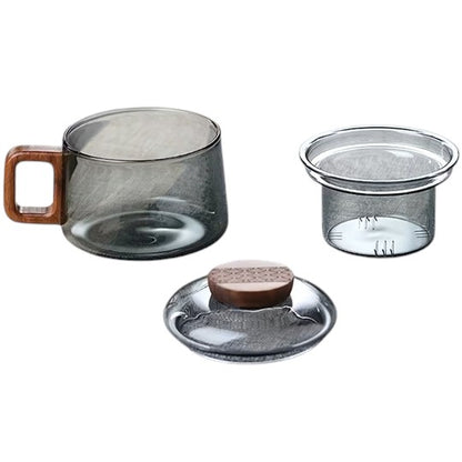 Taza Infusora Vintage - Filtro Incluido de Vidrio