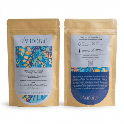 Té Rooibos Con Naranja y Notas Cítricas | Calma y Serenidad  Natural