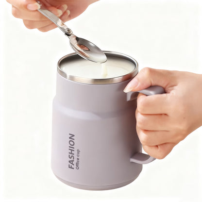 Taza Portátil en Acero Inoxidable con Tapa y Filtro