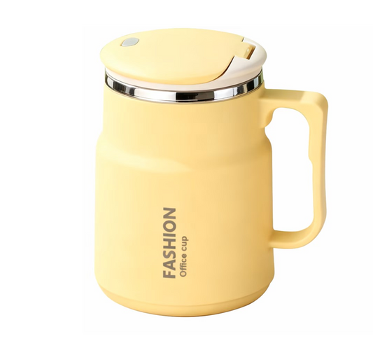 Taza Portátil en Acero Inoxidable con Tapa y Filtro