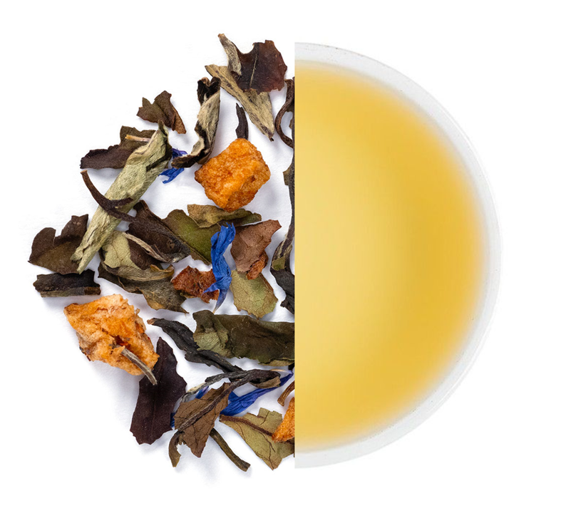 Té Blanco y Rooibos con Arándanos y Pétalos de Rosa | Antioxidante & Cuidado de la Piel