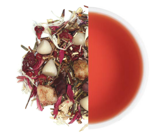 Té Verde y Rooibos con Frambuesa Cremoso | Antioxidante y Activación Sensorial