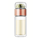 Termo Infusor con Filtro en Vidrio Doble Pared - Rosado